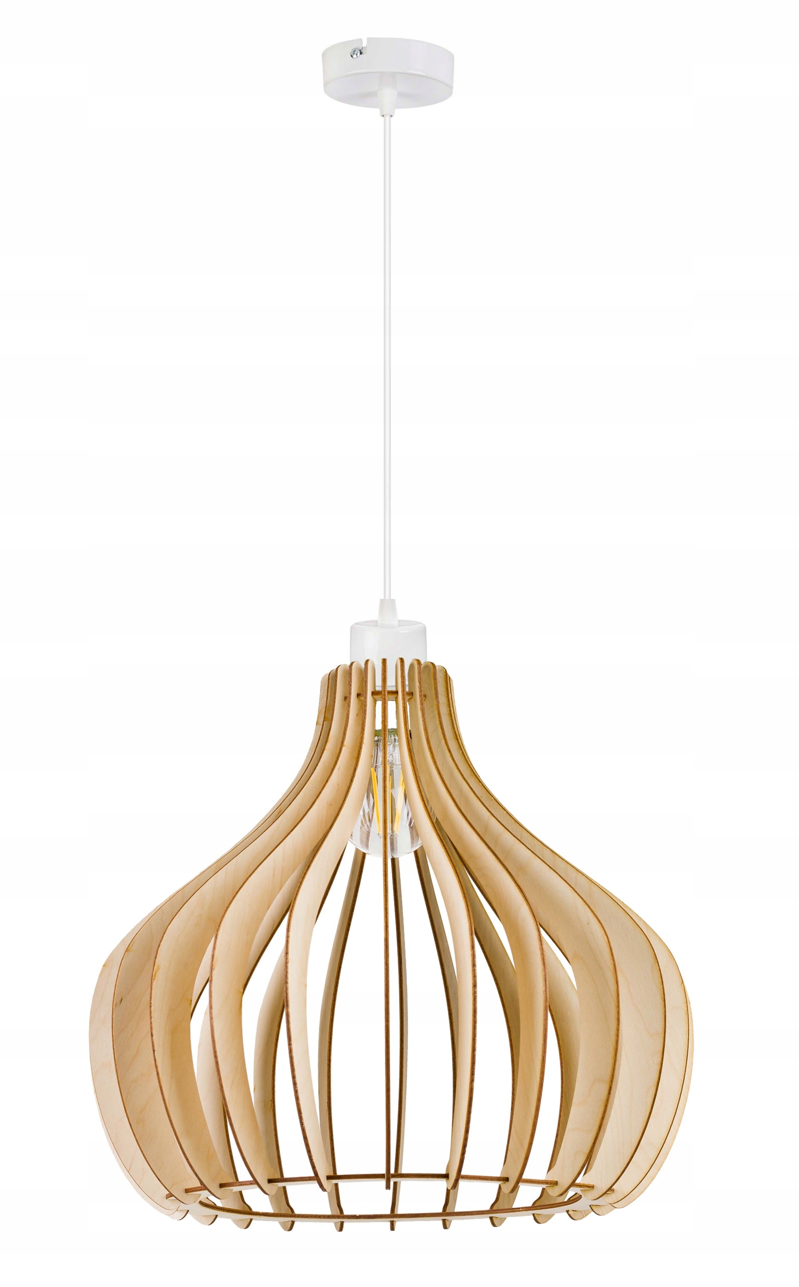 

Lampa Wisząca Zwis żyrandol sufiowa Loft Drewno 1