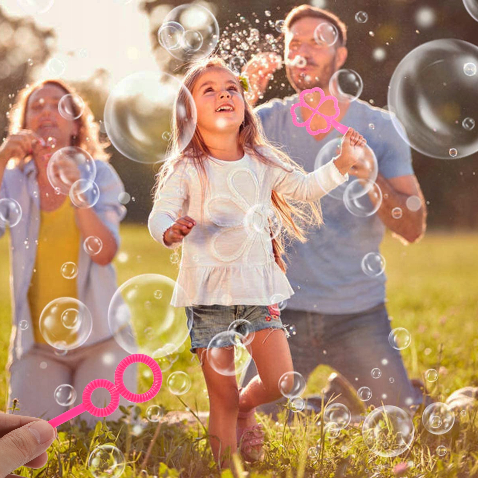 Bubble Tool Set Kid Outdoor Toys Large Wand Marka bez marki