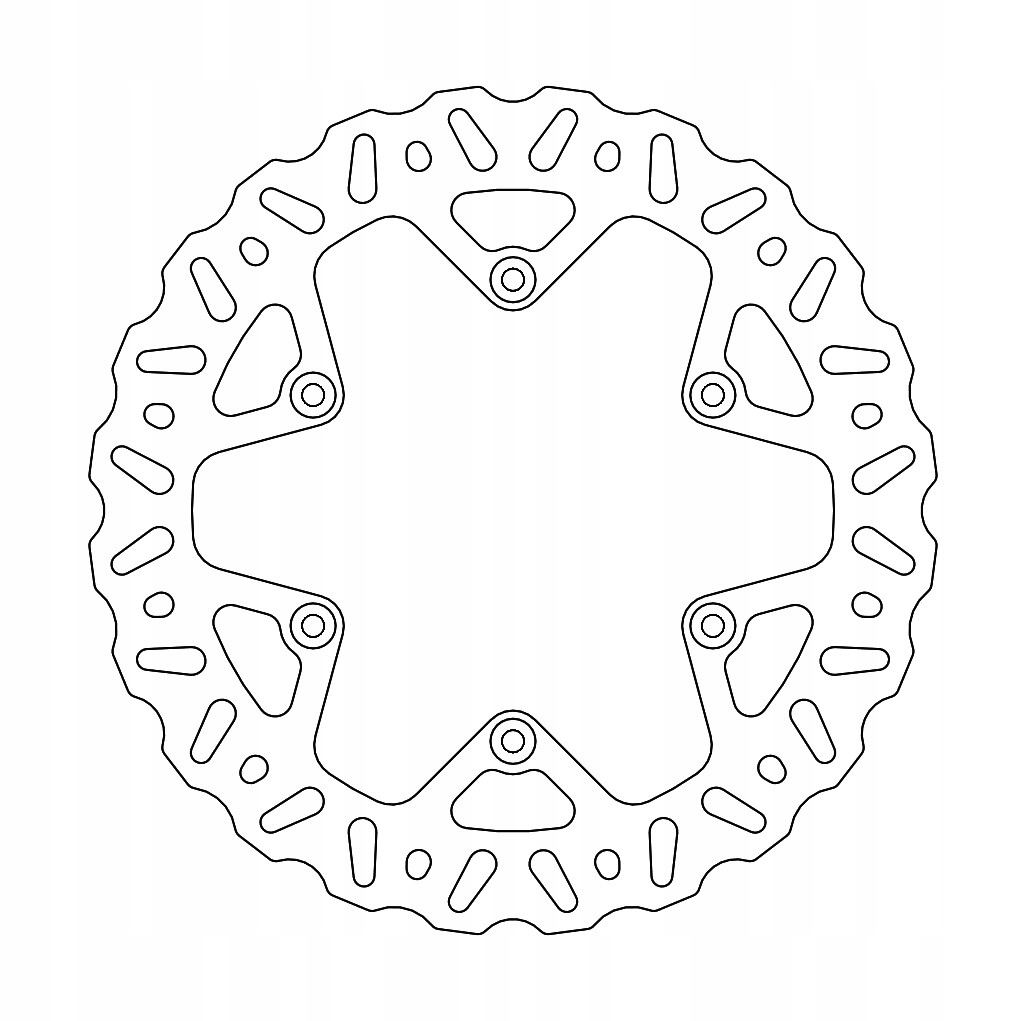 Moto-master Brzdový Kotúč Zadný Nitro 245 MM Yamaha Yz/yzf/wrf 125