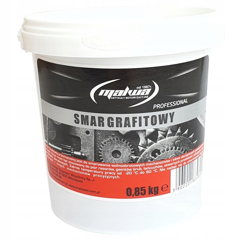 

Smar Grafitowy Wiaderko 0,85KG Grafit Grafitowany