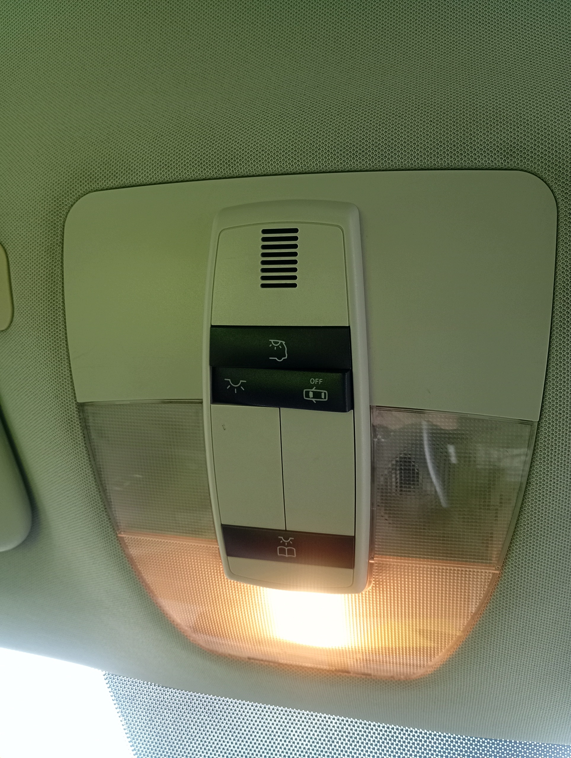 lighting cabs light inner roof upholstery Mercedes B-class W245 05-11