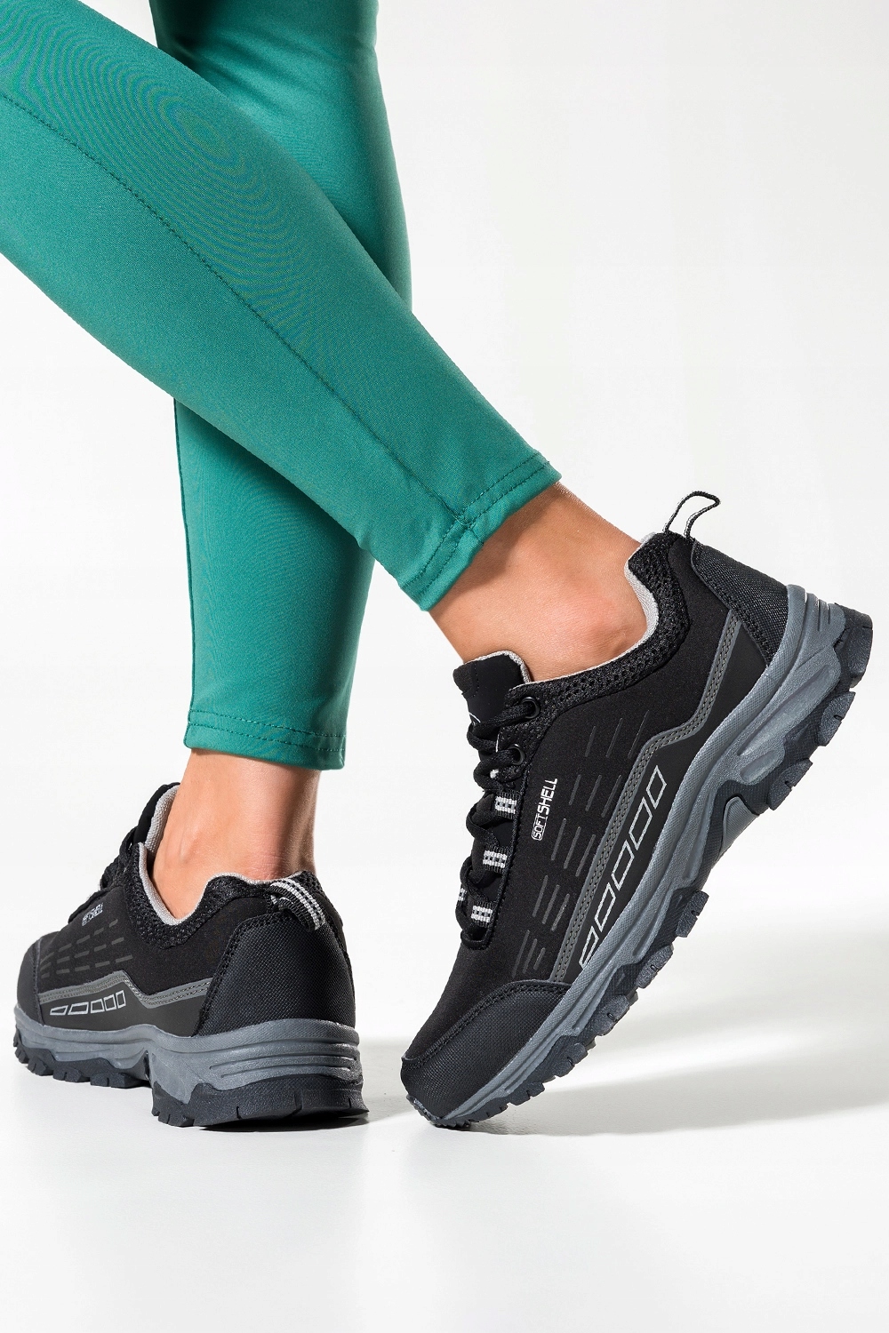 BUTY TREKKINGOWE DAMSKIE GÓRSKIE TURYSTYCZNE SPORTOWE SOFTSHELL LEKKIE r 41 Marka Casu