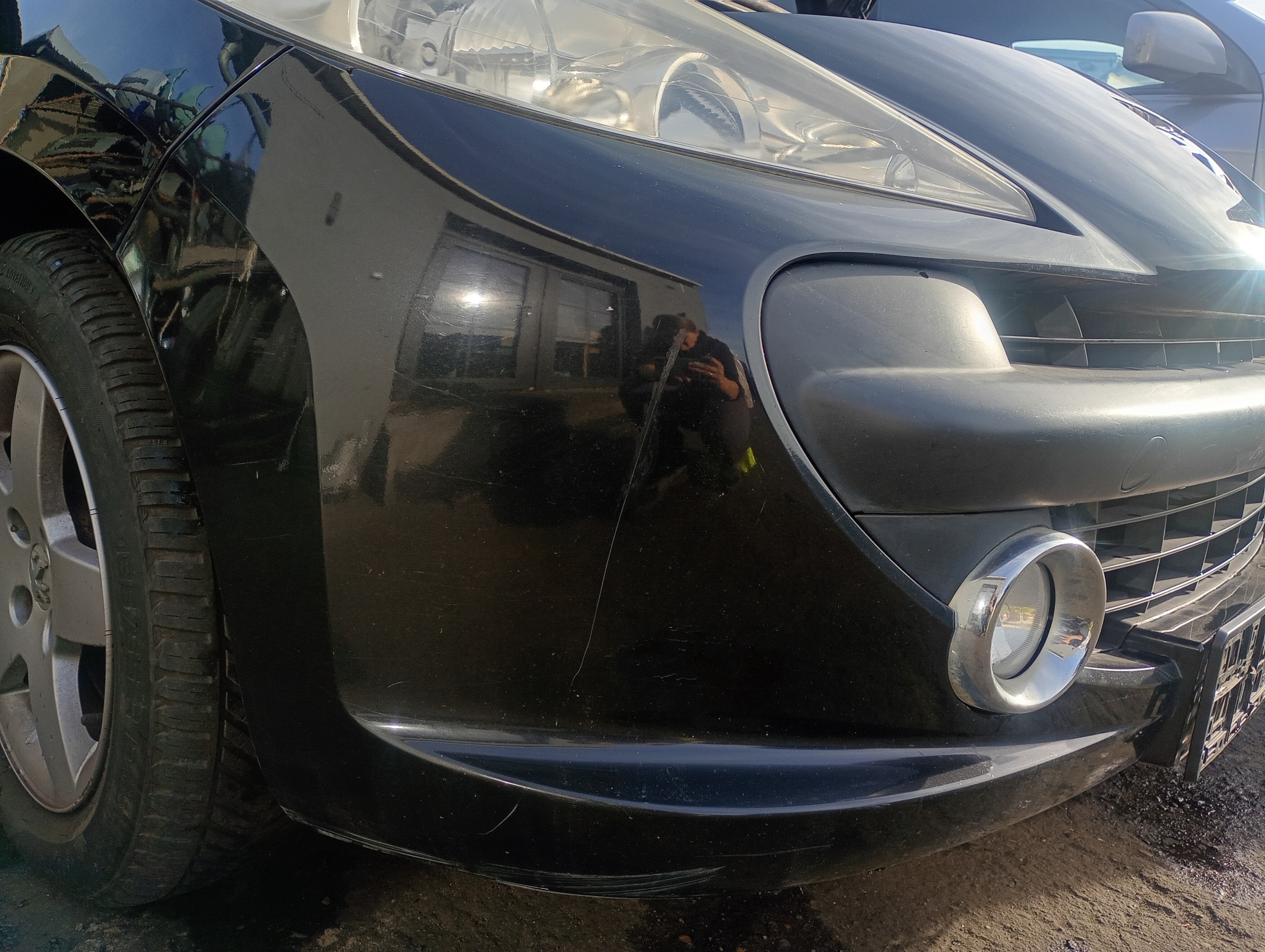 frontstoßstange vorne Peugeot 207 06-13 code lakieru EXLD