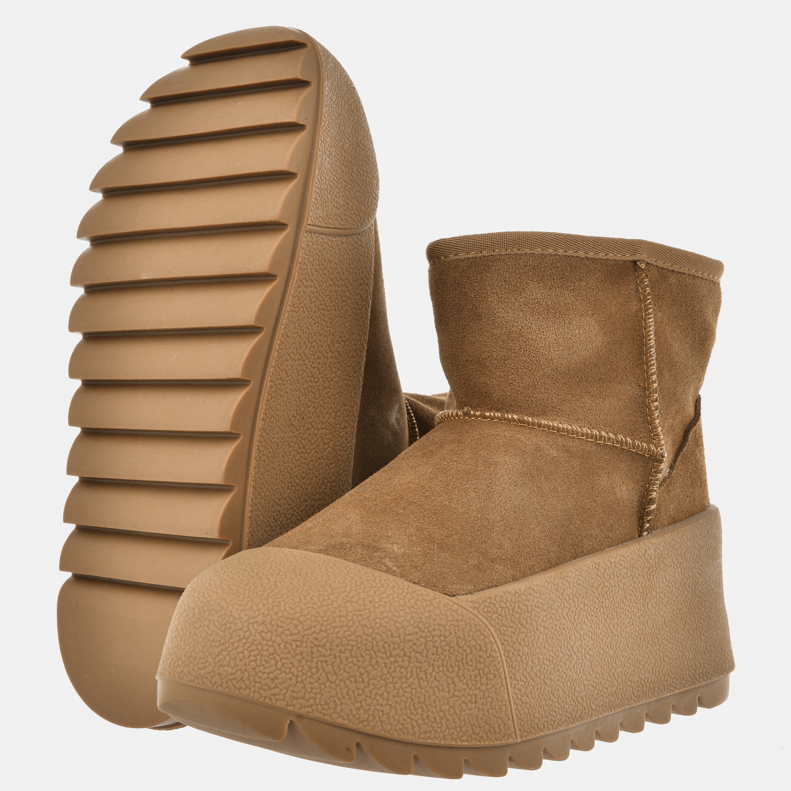 Kotníkové Boty Na Platformě Big Star Kůže OO274A212 AW24