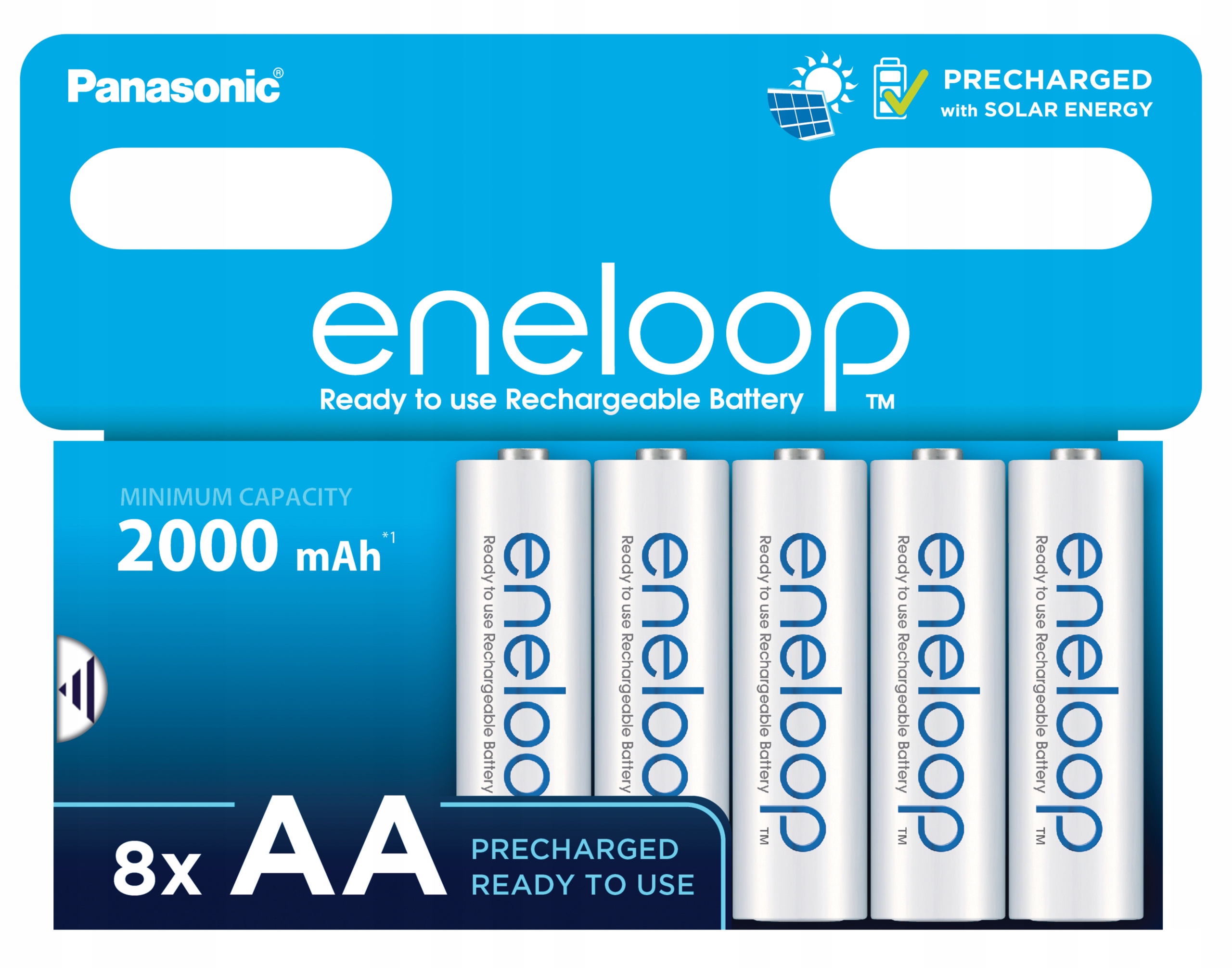 AKUMULATORKI BATERIE ENELOOP R6/AA 2000mAh 8 sztuk