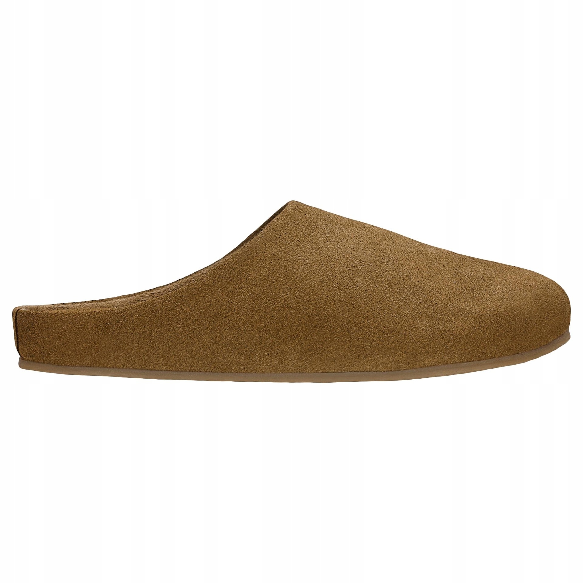 Béžové nazouváky z řady Comfort z velurové štípenky vel.