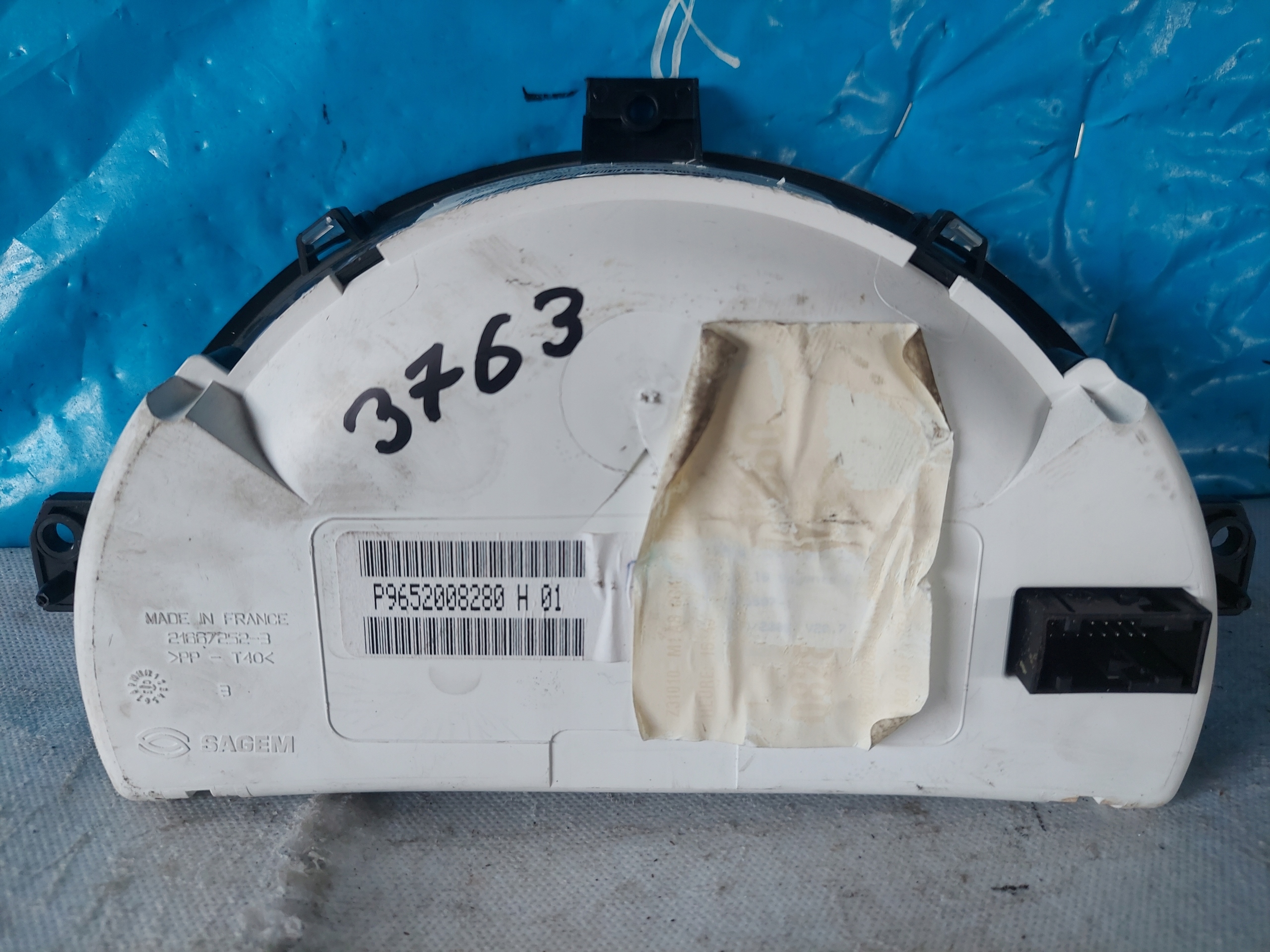 dials clock CITROEN C3 1.4 16V P9652008280