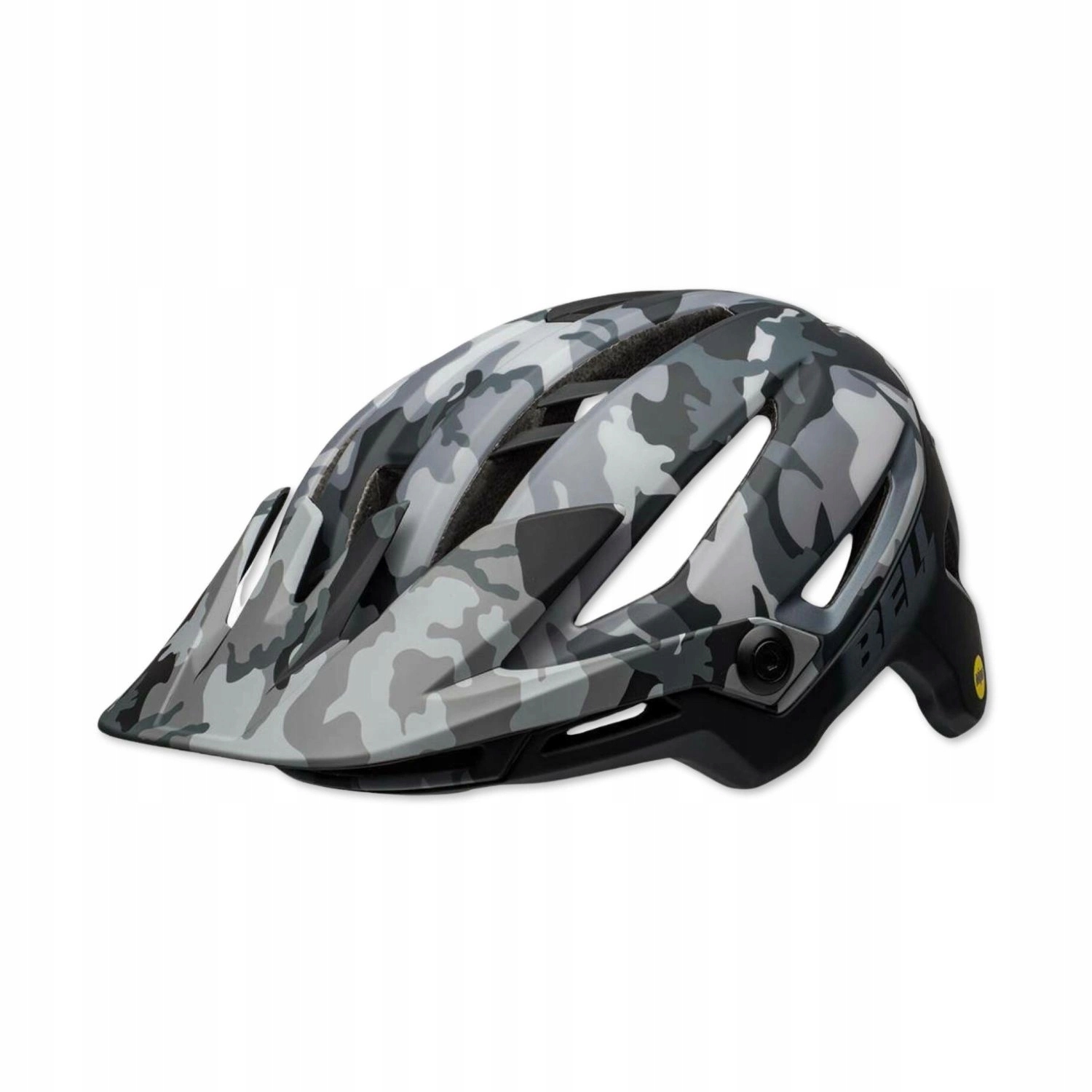 Helma Bell Sixer Mips na kolo Mtb nastavitelná s kšiltem maskáčový vel. M 55-59 cm