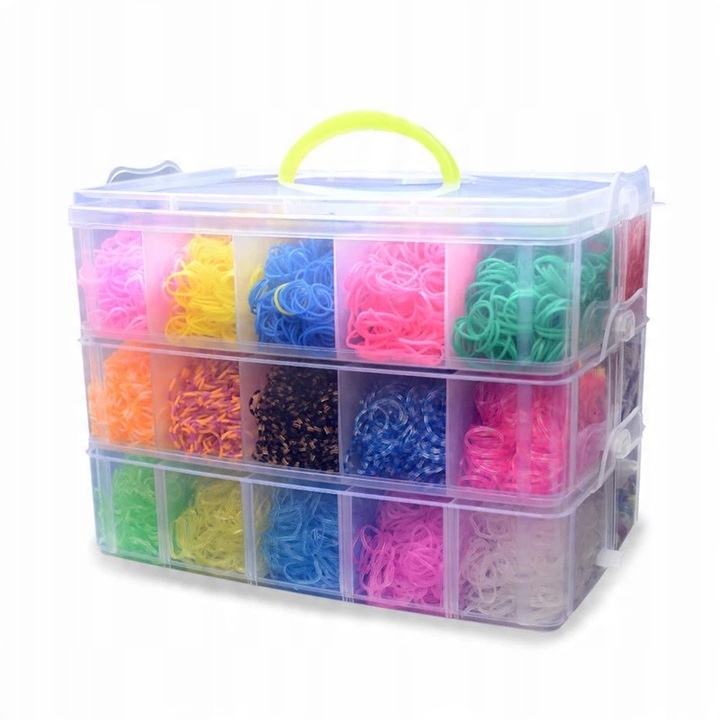 

Gumki Do Robienia Bransoletek Zestaw XL 3000 szt