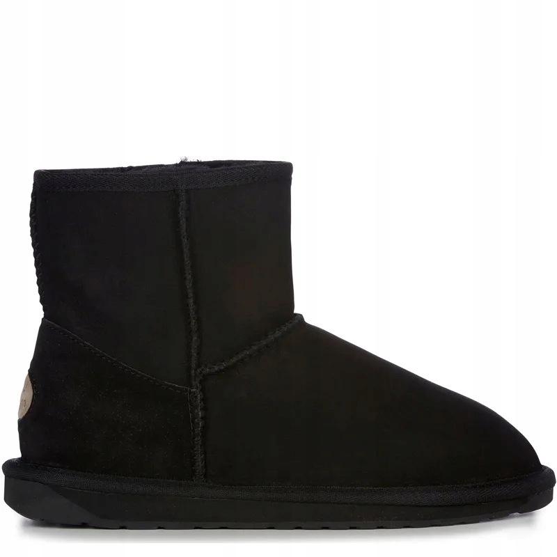 Emu Australia Śniegowce Botki Welurowe Stinger Mini W10003 Black r.40