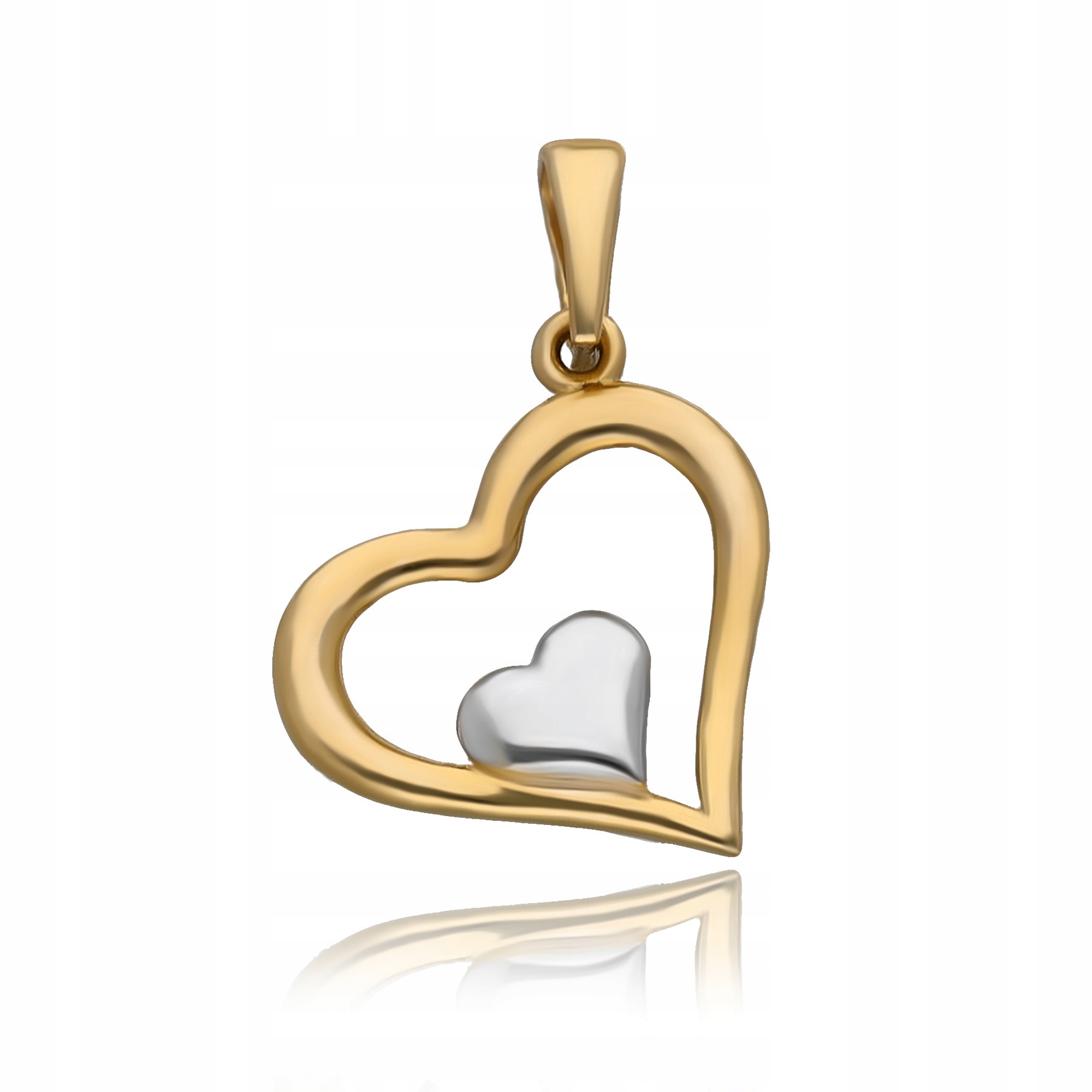 Zlatý Přívěsek Srdíčko Srdce Přívěsek Svaté Přijímání Křest Roček Zlato 585