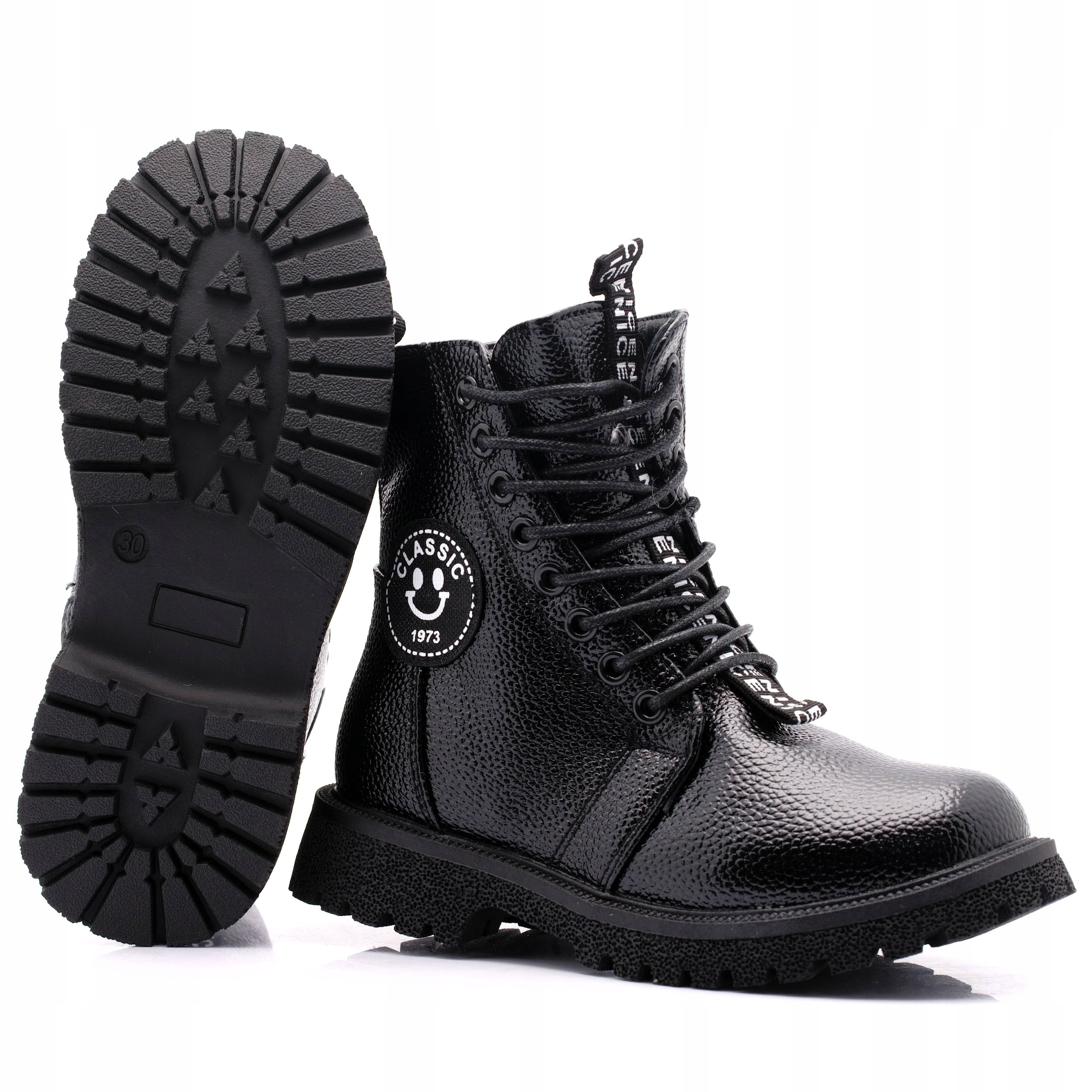 BUTY DZIEWCZĘCE OCIEPLANE ŚNIEGOWCE GETO 200 30 Kolor czarny