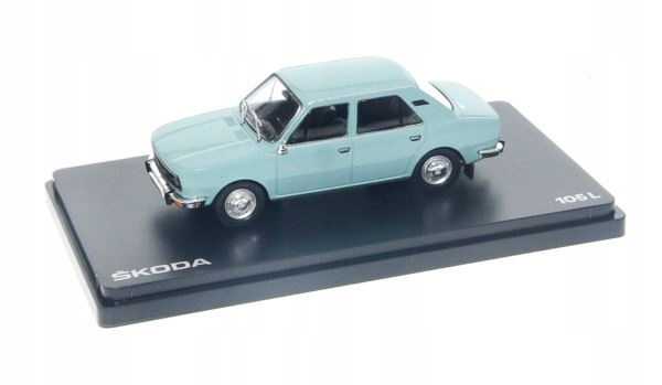 Model 1:43 Škoda 105L šedomodrá dárek