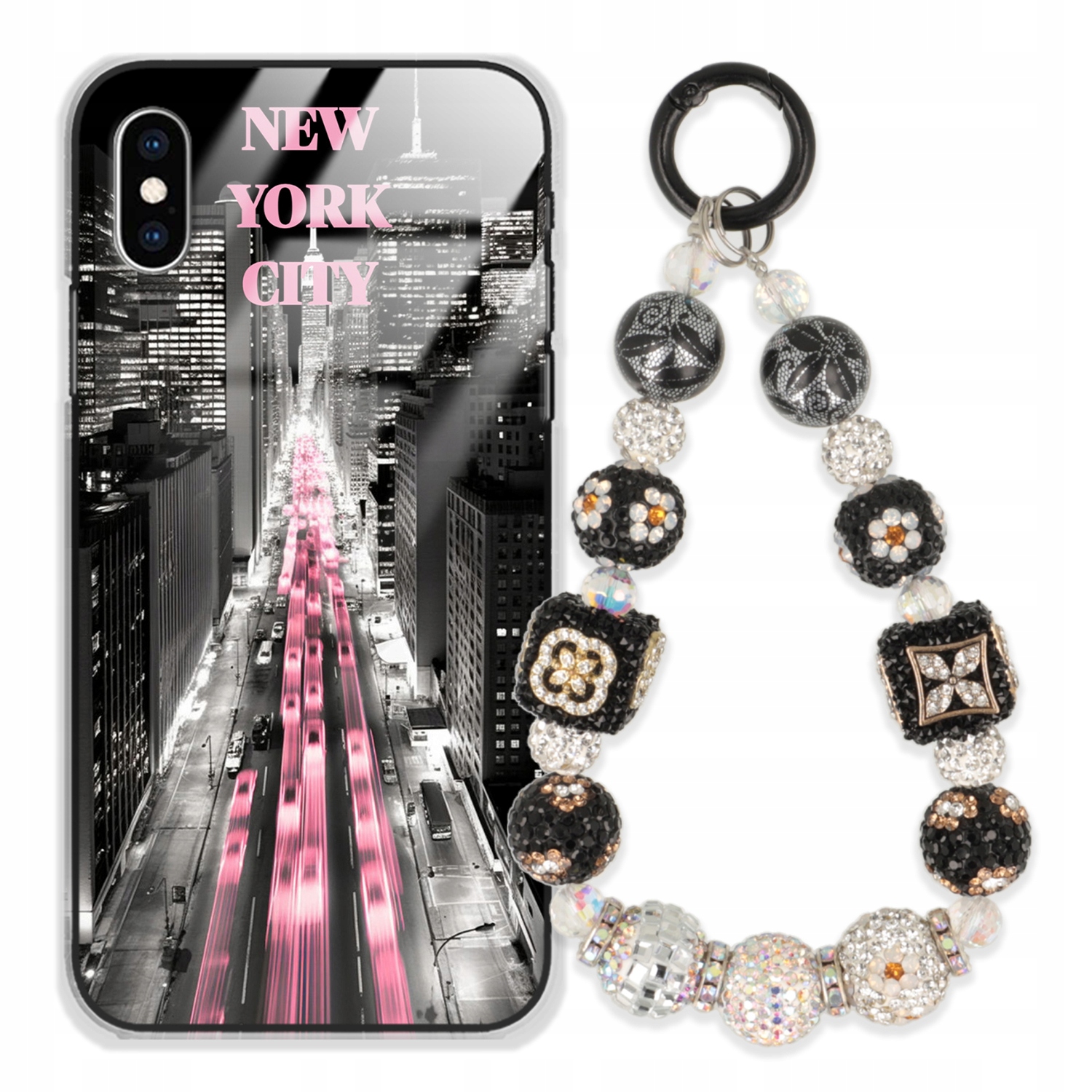 Puzdro Na Iphone X Puzdro Na Sklo Kľúčenka Elegantné Prémiové Vzory Puzdra