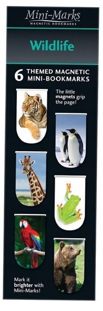 

Zakładki magnetyczne Wildlife 6 sztuk