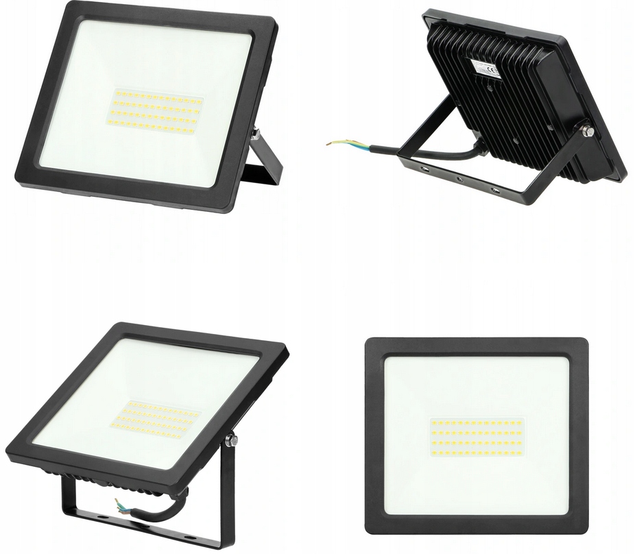 NAŚWIETLACZ HALOGEN LAMPA LED 2x50W KABEL + STATYW Marka Adviti