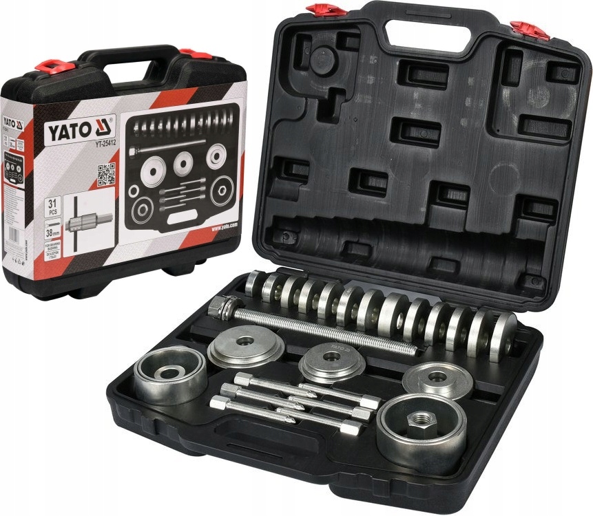 

Yato Ściągacz Dużych Łożysk Piast I Tulei 31el.