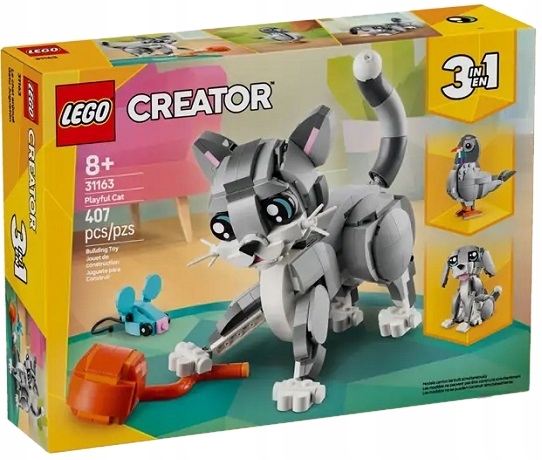 Psotný kocour 407 dílků stavebnice Lego Creator 31163