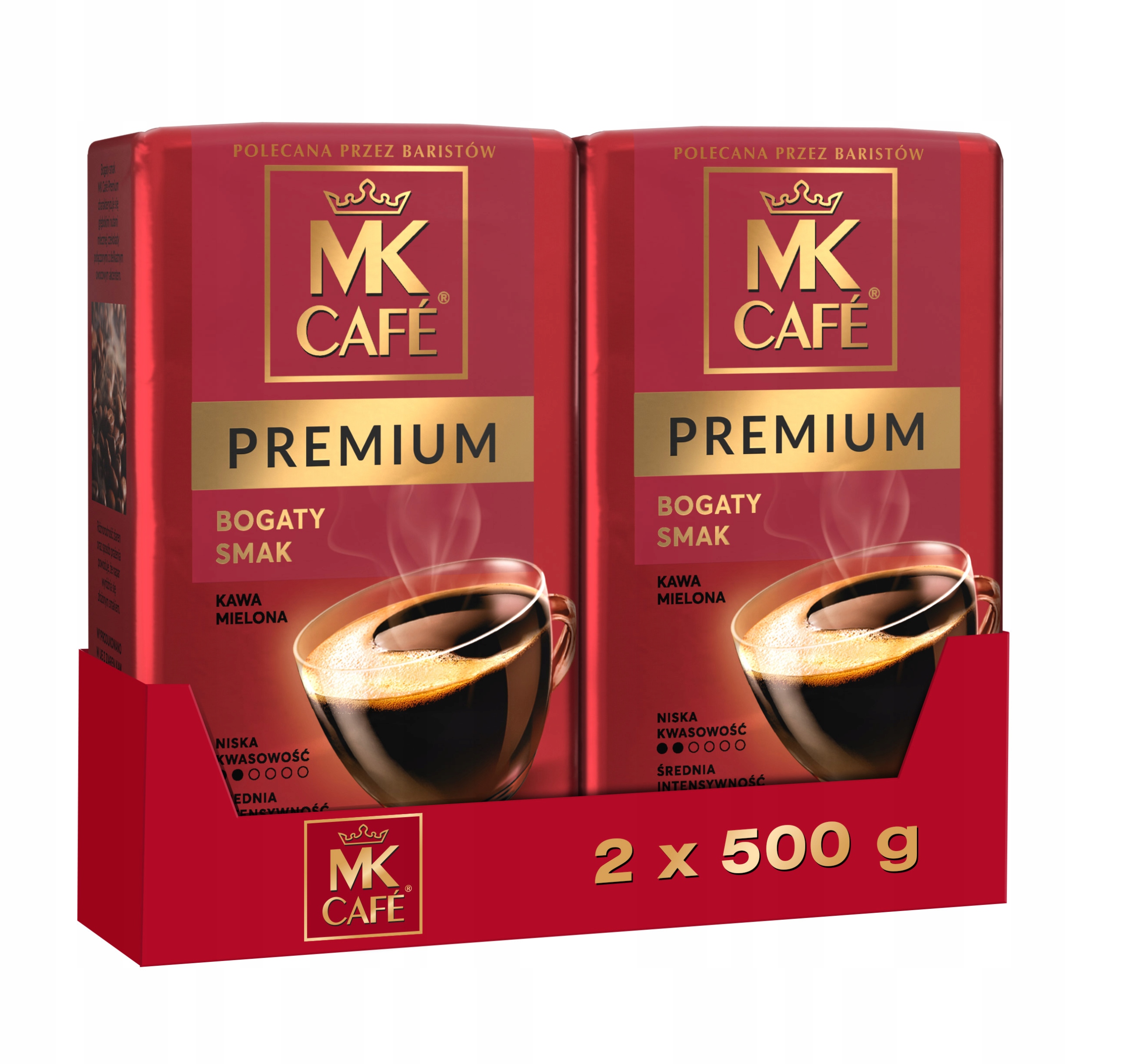 Mk Cafe Premium 500g kawa mielona x 2