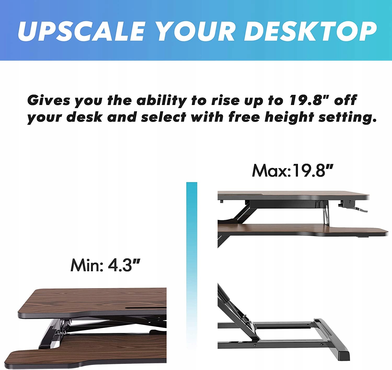 STOLIK POD LAPTOPA ROZKŁADANY REGULACJA BRĄZ 91CM Kod producenta fitu