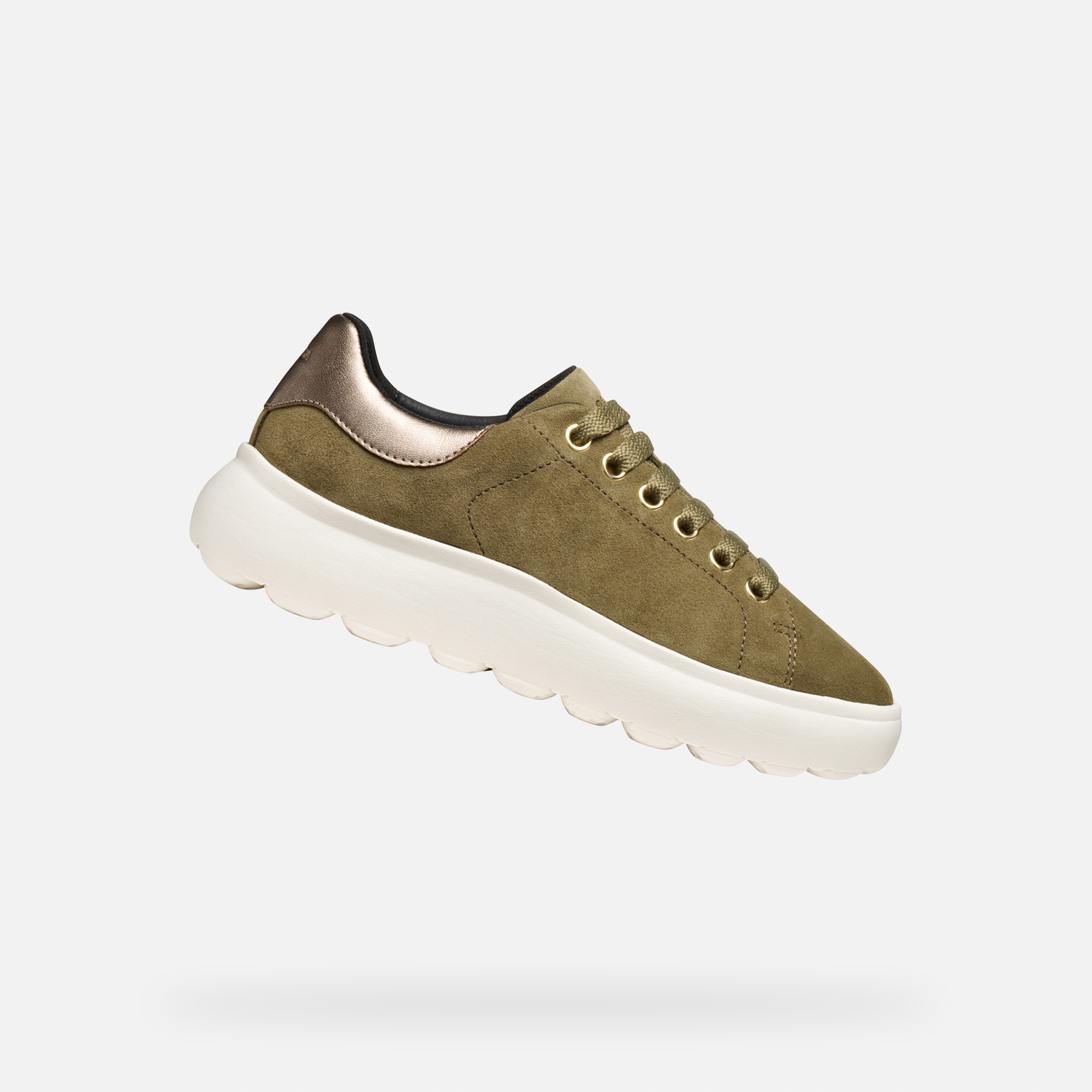 Geox Khaki dámské tenisky Geox Spherica EC4.1