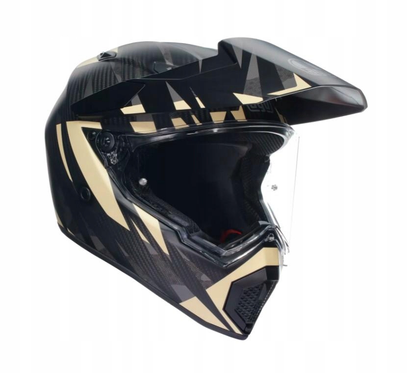 Motocyklová prilba Agv AX9 E2206 Steppa Carbon/Sand L