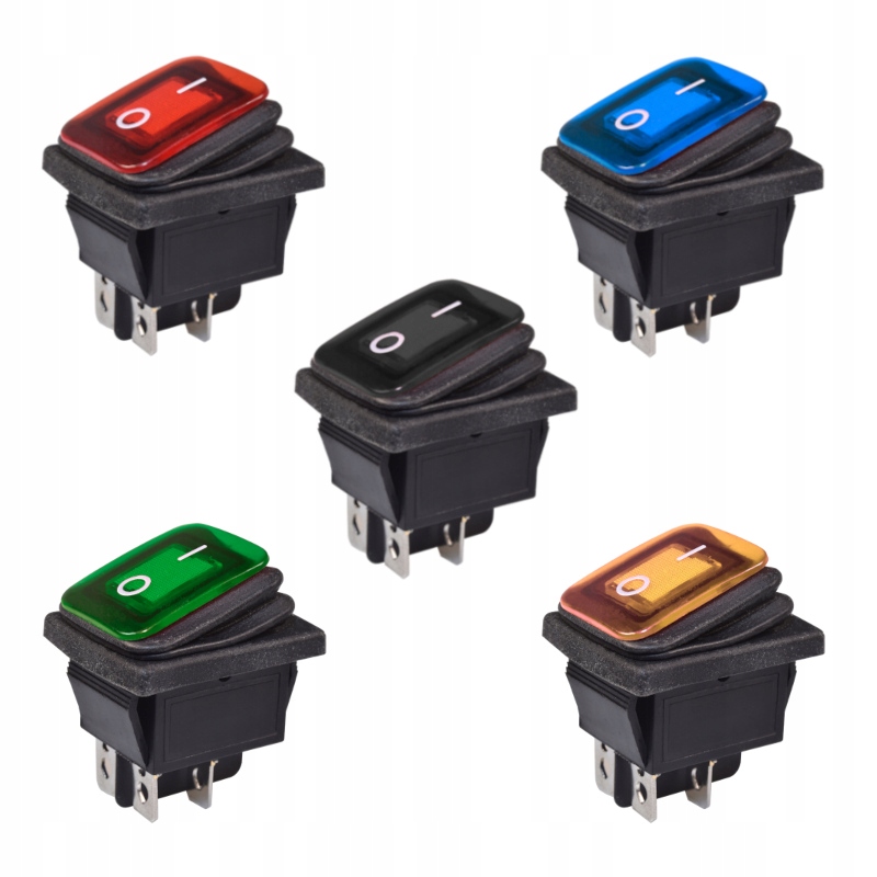 Przełącznik Kołyskowy 230V Zielony Włącznik KCD4 Producent Inna