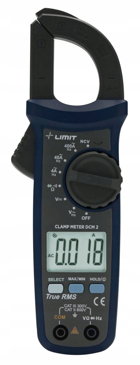 Kliešťový ampérmeter Limit DCM 2 s Ncv a puzdrom Cat III 300V
