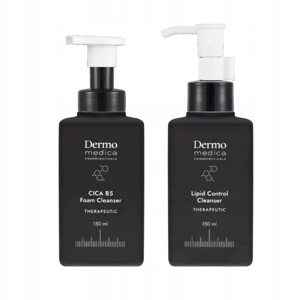Zestaw Dermomedica Lipid Control Cleanser Cica B5 Foam Cleanser 2x150ml