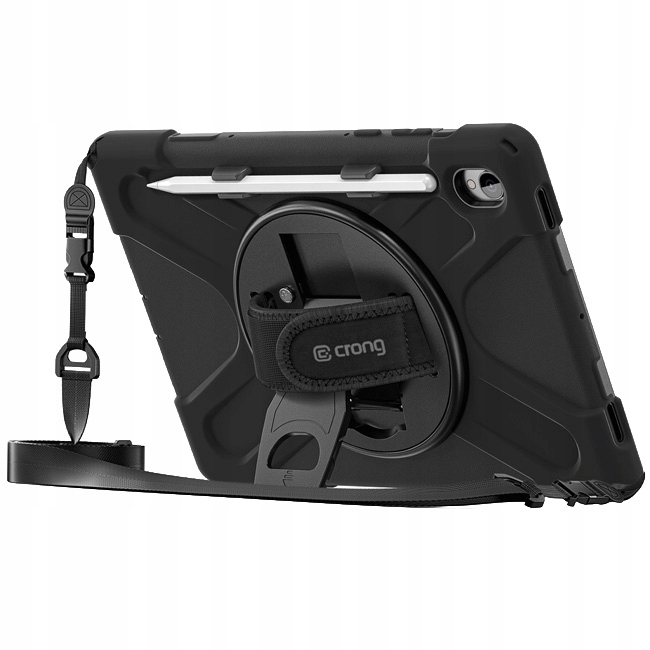 Etui pancerne z podstawką, Crong Defender Plus do Galaxy S11 czarne