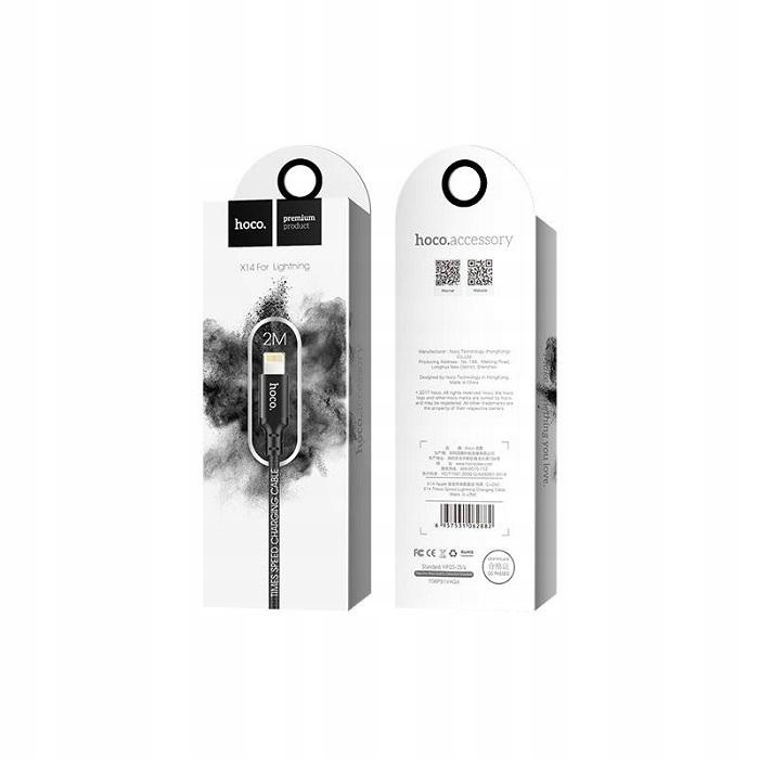 

Hoco Usb Kabel Speed X14 Iphone lightning 2M czarn