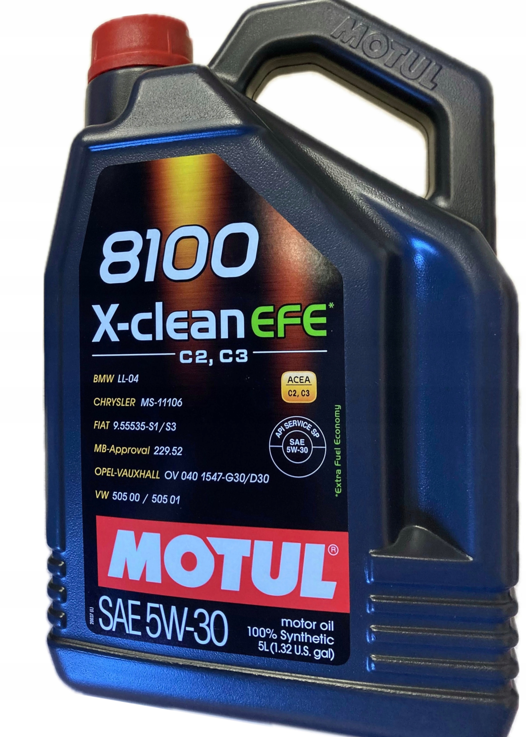 Motul 8100 X-Clean Efe C2/C3 5W30 5L 505.01