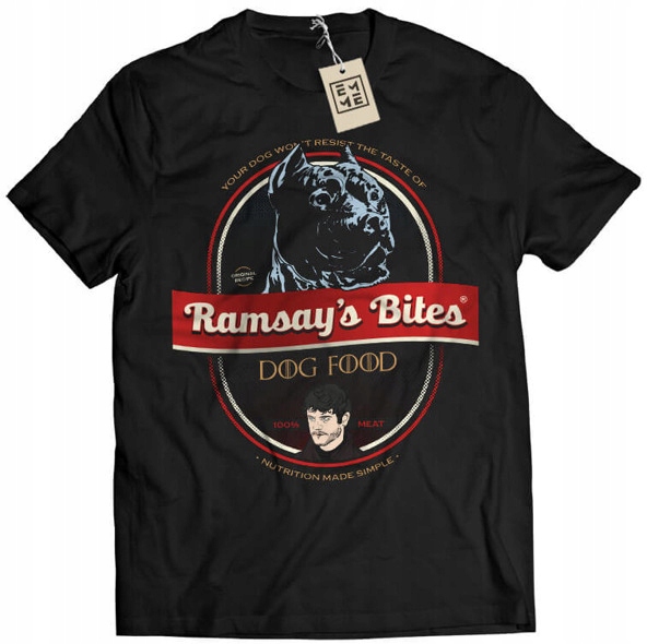 

Koszulka Ramsay Gra o Tron Got czarna S
