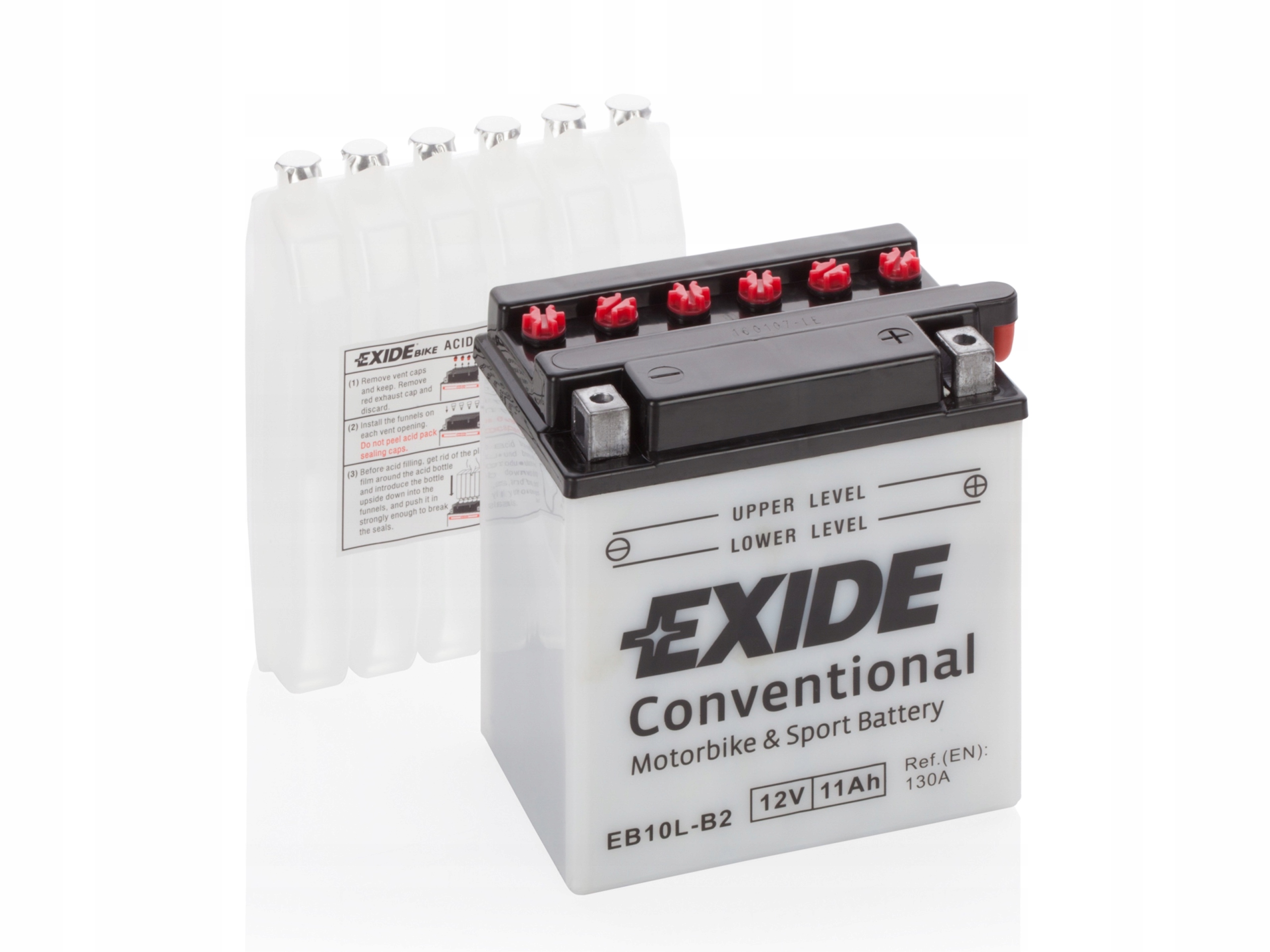 

Motocyklowy akumulator 11 Ah Exide EB10L-B2