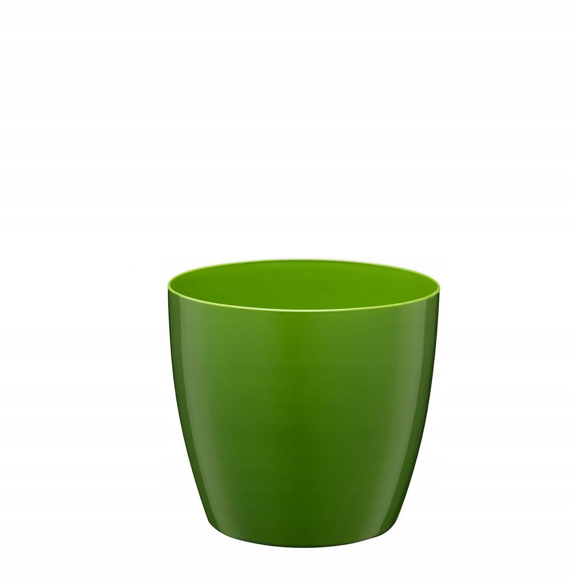 

Doniczka osłonka plastik Aga 12 cm zielona połysk