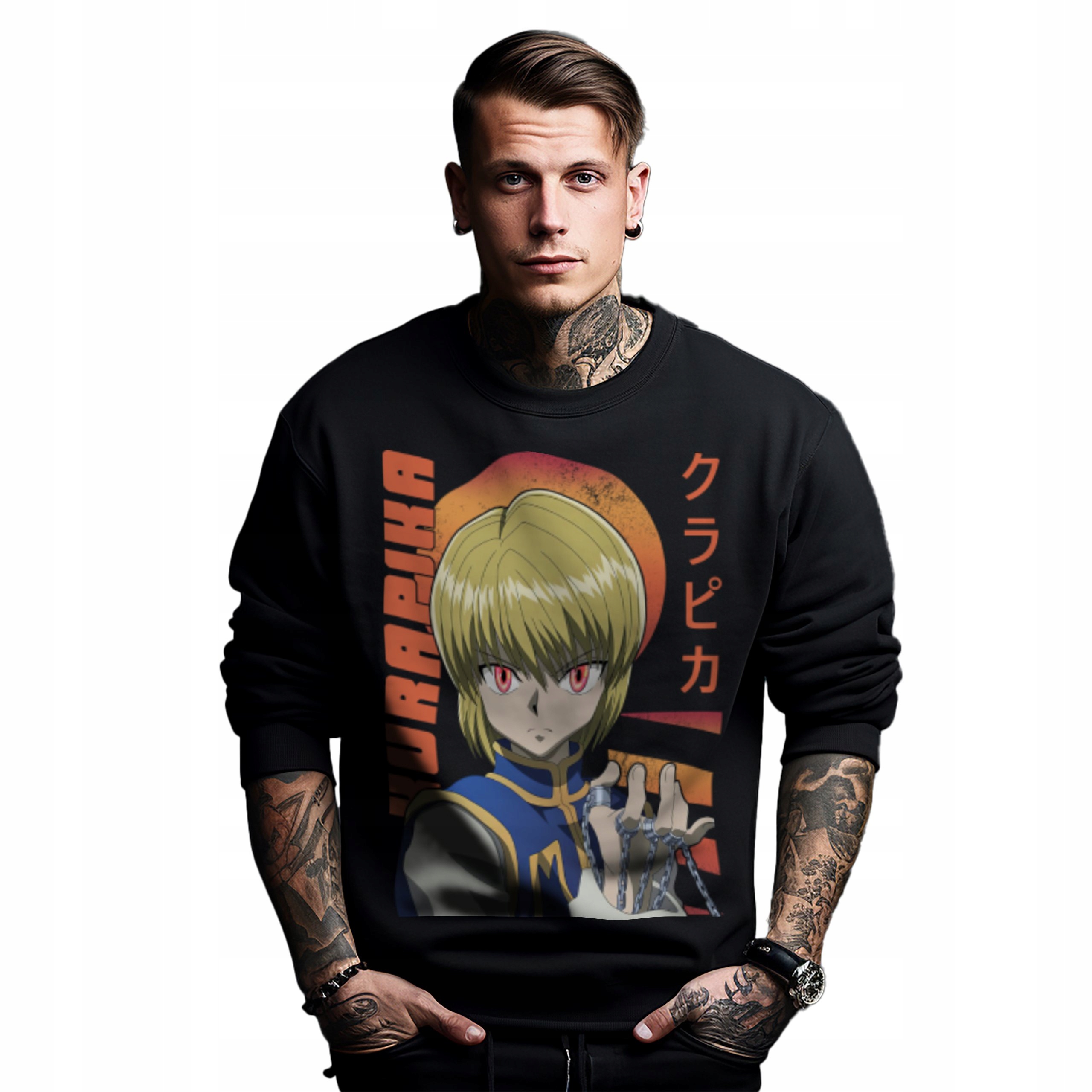 Mikina s potiskem Anime Kurapika Hunter x Hunter