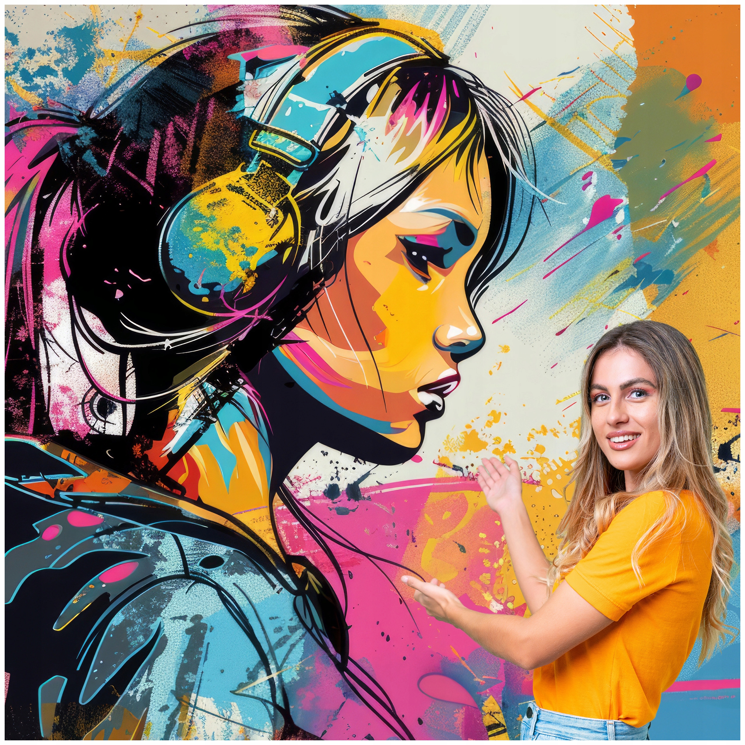 3D Fototapeta Pro Mládež Graffiti 490x260 DMGR07F