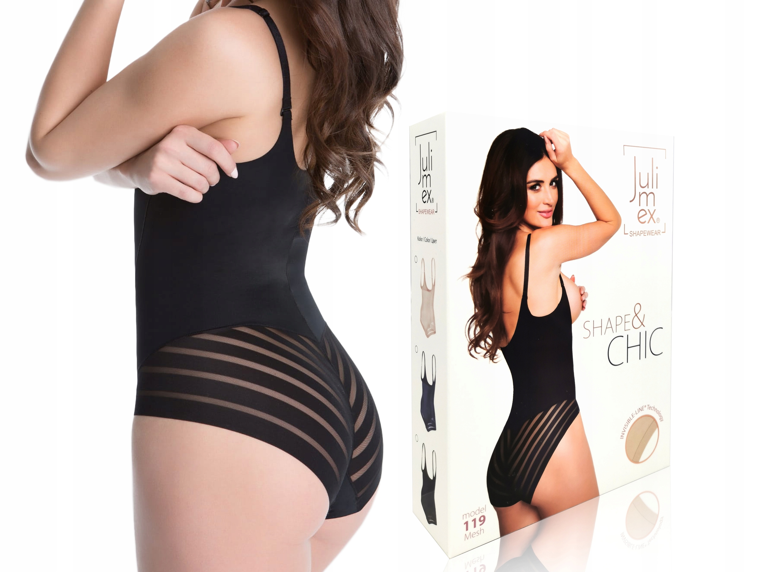 

Body Pod Biust 119 Julimex Shape&Chic nero S