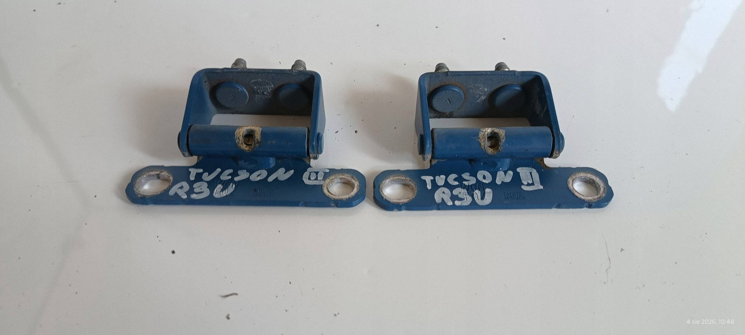 HYUNDAI TUCSON III hinges bonnet rear part KOMPLET 2015