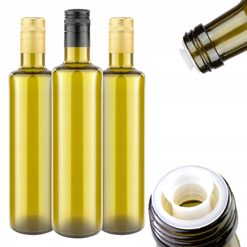 

10x Butelki Dorica 500ml na oliwę z Dozownikiem