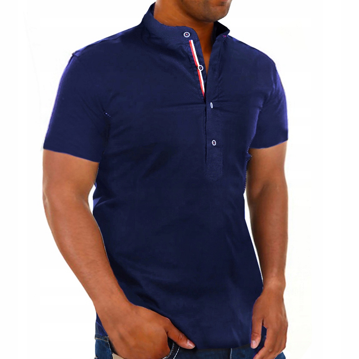 Pánská košile Elegantní stojáček Svatba Svatební Hostina Regular Bavlněná