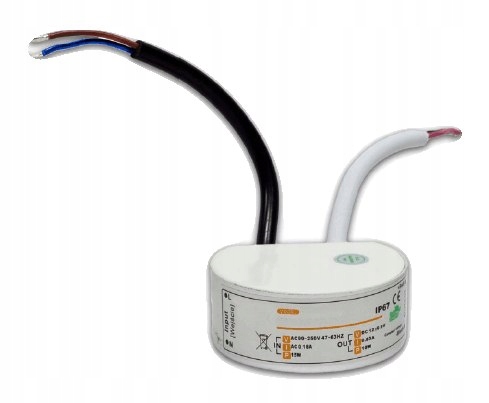 

Zasilacz Dopuszkowy 15W 24V 0,63A IP67 A1524Y Mini