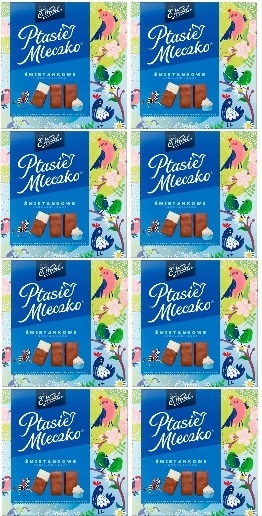 Levně 8x340g Wedel Ptačí Pěnové Bonbóny Smetanové