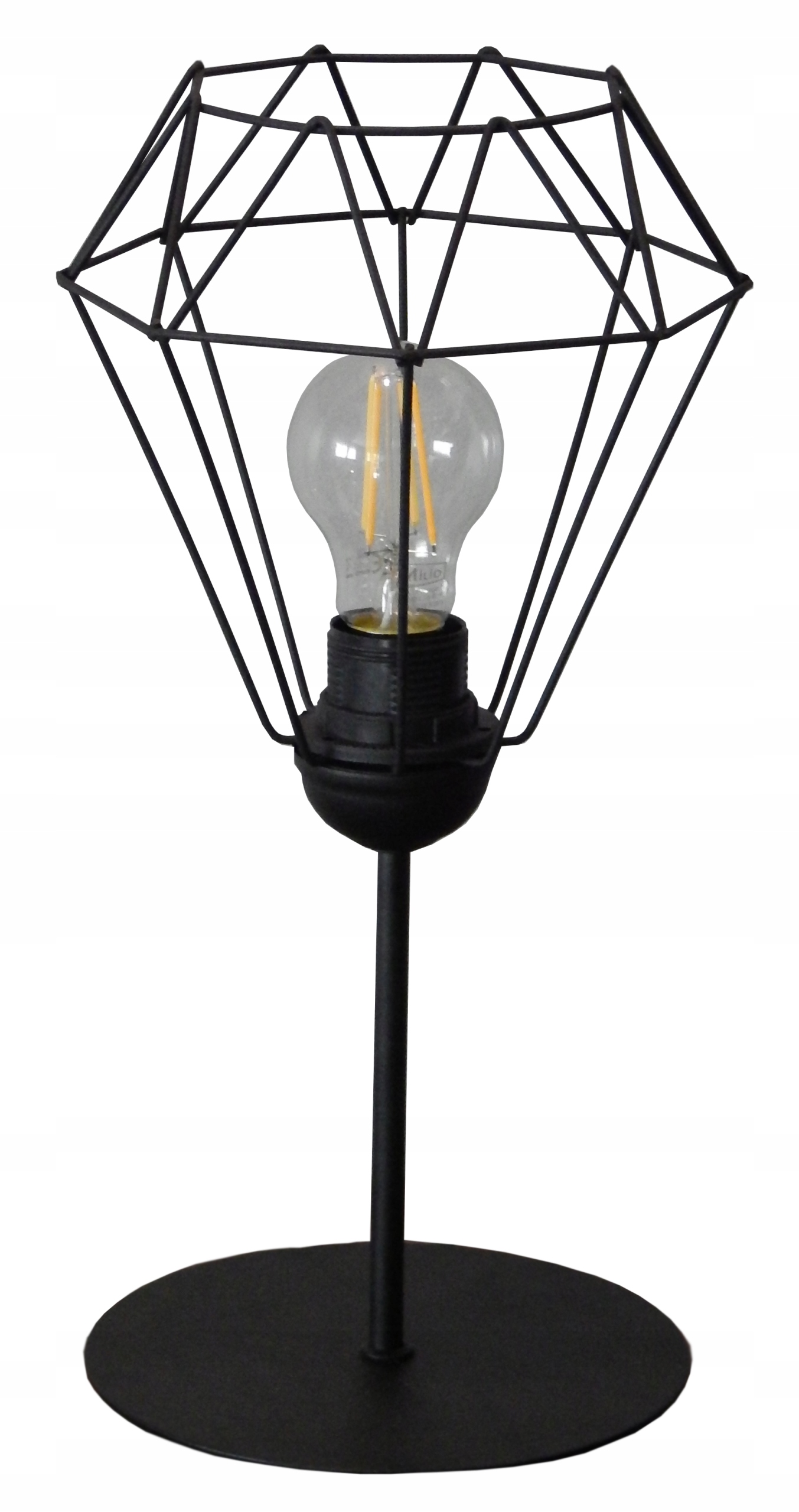 

Lampa Nocna Stołowa Biurkowa Druciak Led Loft E27