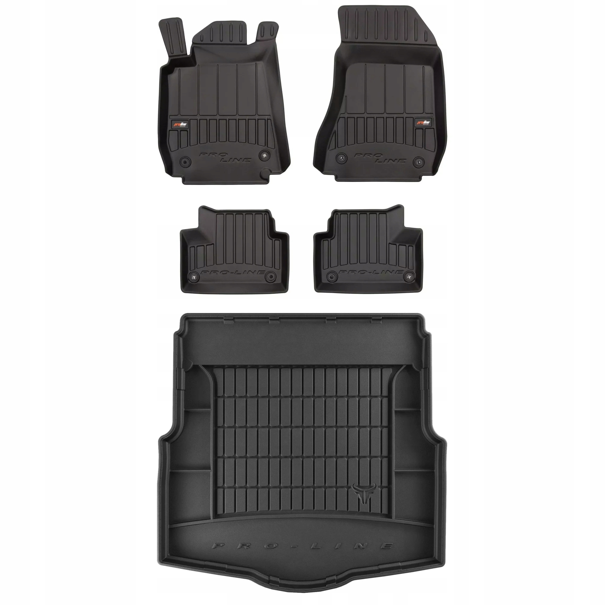 Gumová sada 3D koberčekov a rohoží Alfa Romeo 159 2005-2011 Sedan, s kolesom