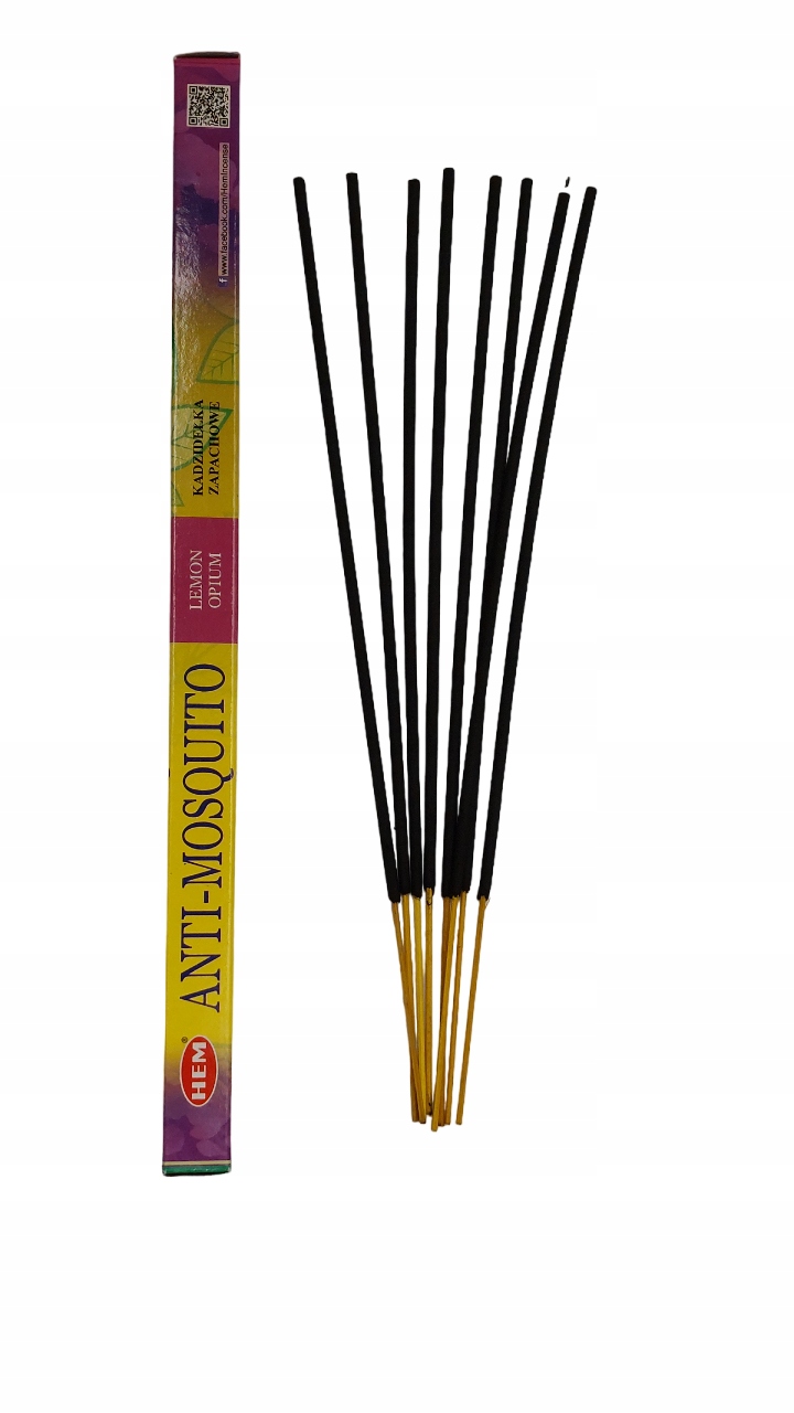 

Kadzidełka Zapach Antimosquito Lemon Opium 8 szt.