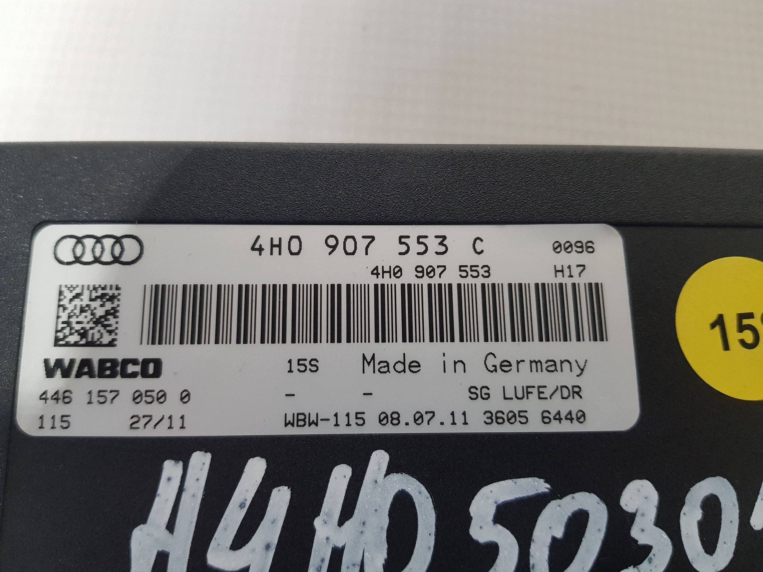 AUDI A8 D4 4H modul Bedienteil Achsträgers 4H0907553C