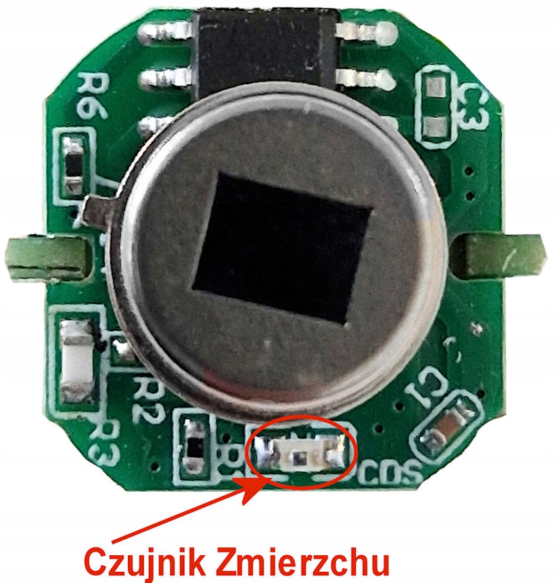 Czujnik Ruchu Sensor Sonda PIR 230V 20mm LED 90sek Kod producenta 1264213