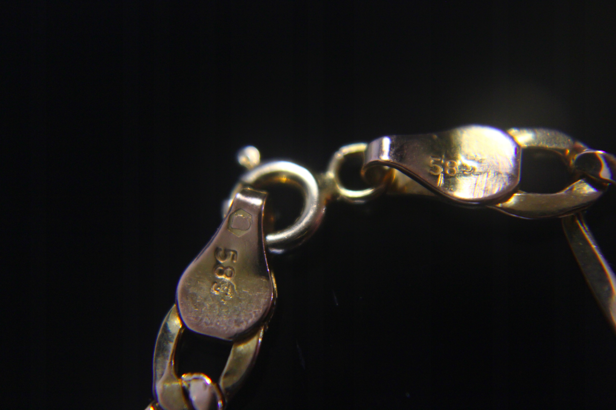 Złoty łańcuszek Próba 585 / 50,5cm Płeć mężczyzna