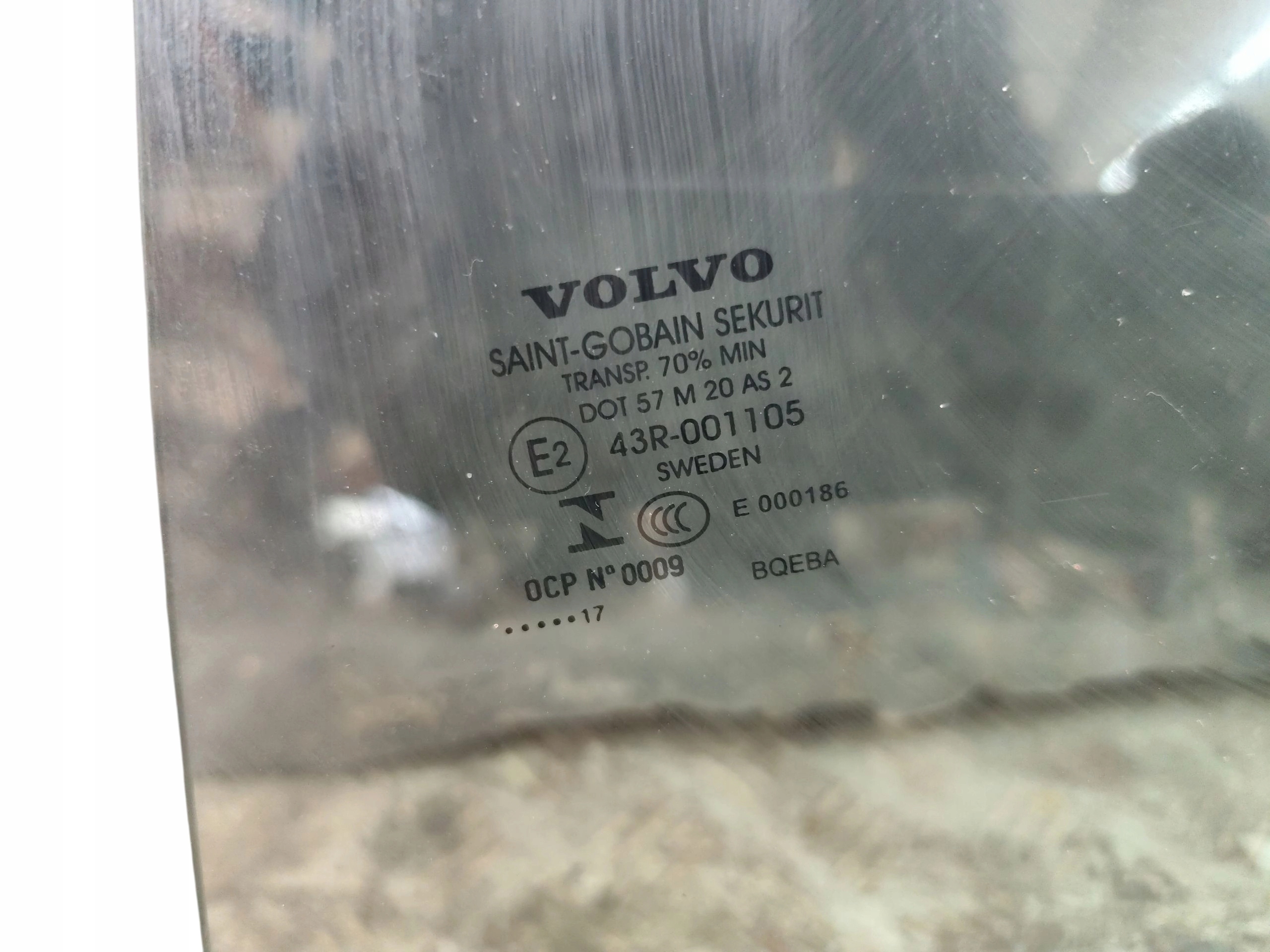 window door left rear part VOLVO S90 (16-20)